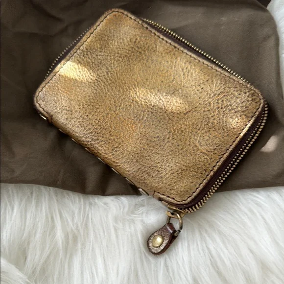 Campomaggi Gold Leather Wallet - Picture 6 of 7